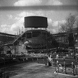 View outside bleachers at Waveland and Sheffield in 1937
