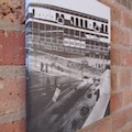 Rooftop view of Wrigley Field at Addison and Sheffield 1937 canvas angle view